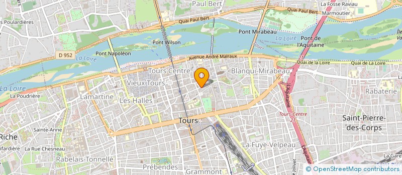 localisation de l'entreprise MADAME ANA BAQUET  TOURS