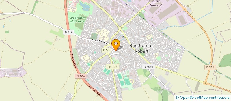 localisation de l'entreprise MADAME ANA BEATRIZ RIBEIRO DE OLIVEIRA à BRIE-COMTE-ROBERT