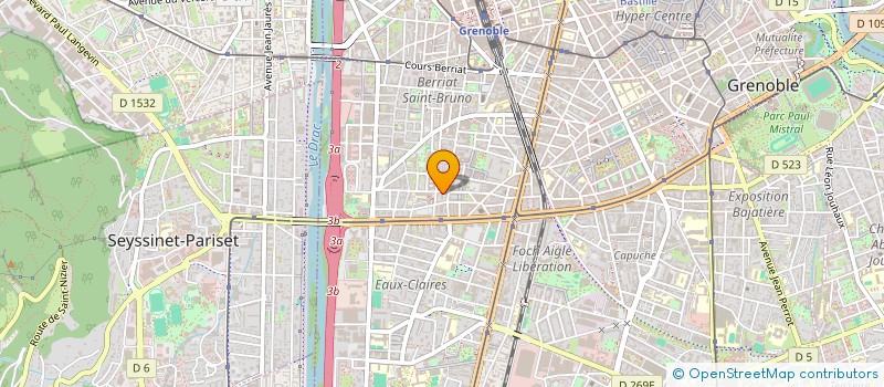 localisation de l'entreprise MADAME ANA-BELEN MARTIN  GRENOBLE