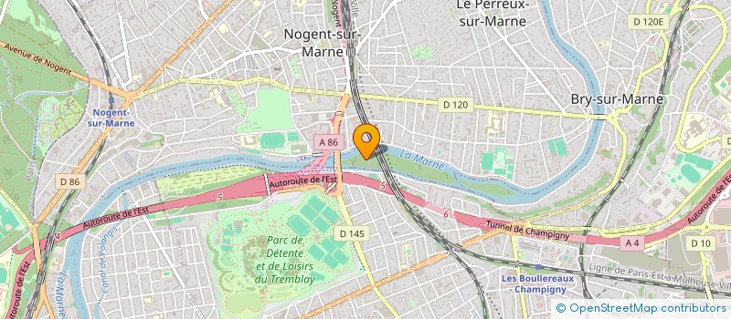 localisation de l'entreprise MADAME ANA BOCAZ COEFFE  NOGENT-SUR-MARNE