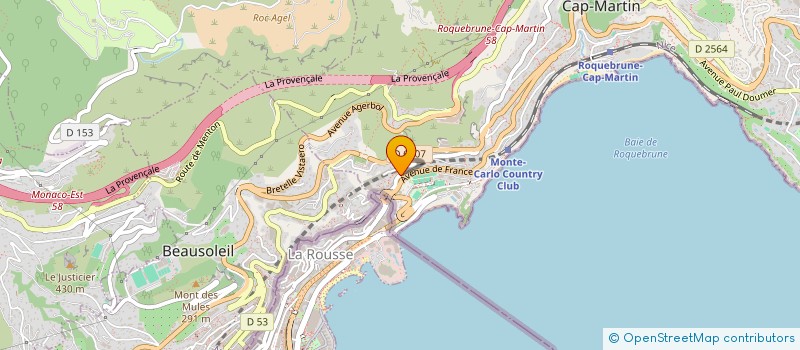 localisation de l'entreprise MADAME ANA BOCLA à ROQUEBRUNE-CAP-MARTIN