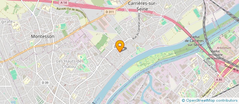 localisation de l'entreprise MADAME ANA BOTNARI  CARRIERES-SUR-SEINE