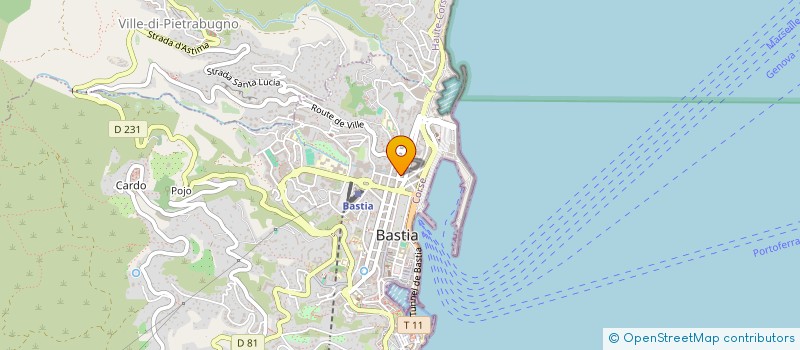 localisation de l'entreprise MADAME ANA CAMPOS à BASTIA