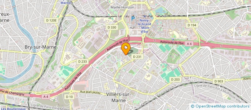 localisation de l'entreprise MADAME ANA CANTIR  VILLIERS-SUR-MARNE