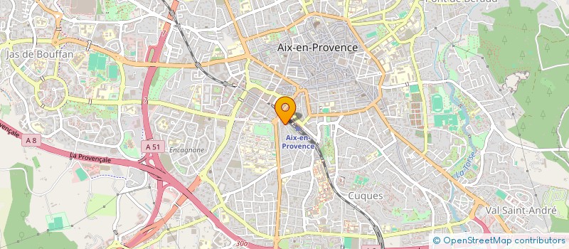 localisation de l'entreprise MADAME ANA-CARLA ALBERTINI  AIX-EN-PROVENCE