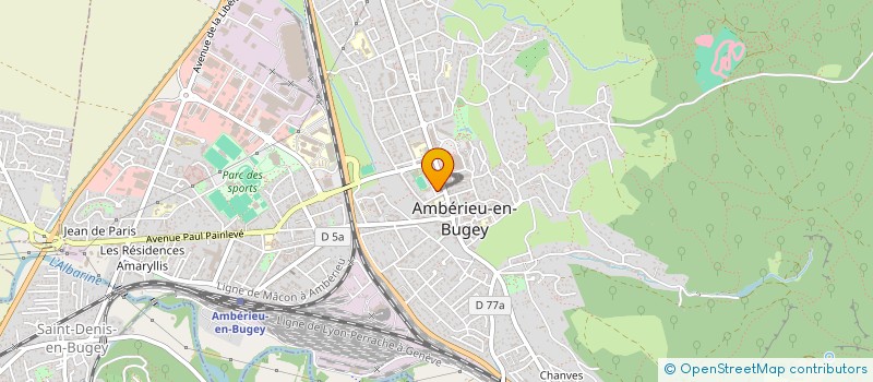 localisation de l'entreprise MADAME ANA CATARINA DUARTE ANDRES à AMBERIEU-EN-BUGEY