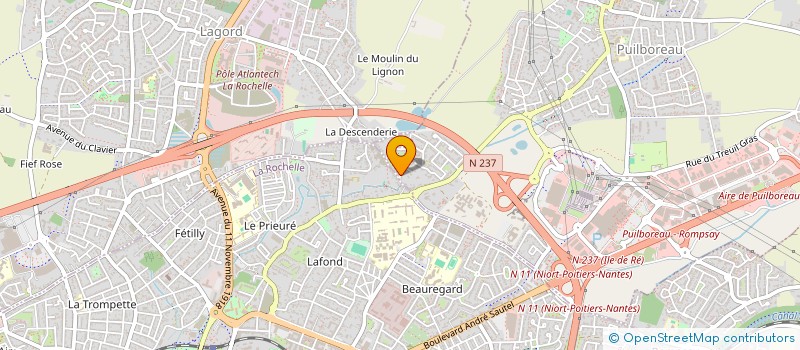 localisation de l'entreprise MADAME ANA CAUDAL  PUILBOREAU