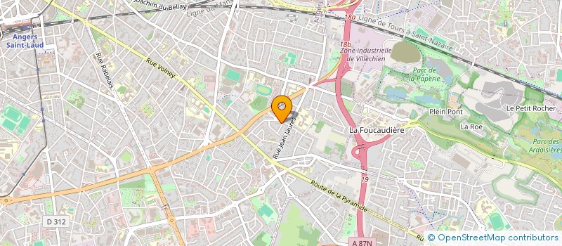 localisation de l'entreprise MADAME ANA CHAAVA  ANGERS