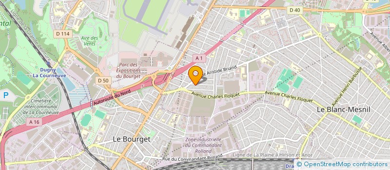 localisation de l'entreprise MADAME ANA CIOBANU à LE BLANC-MESNIL