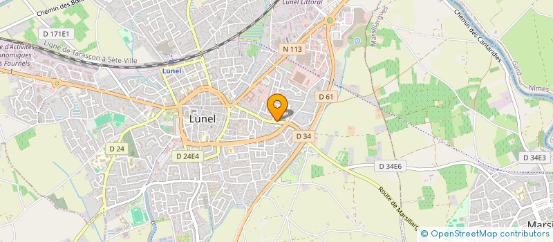 localisation de l'entreprise MADAME ANA CORTES  LUNEL