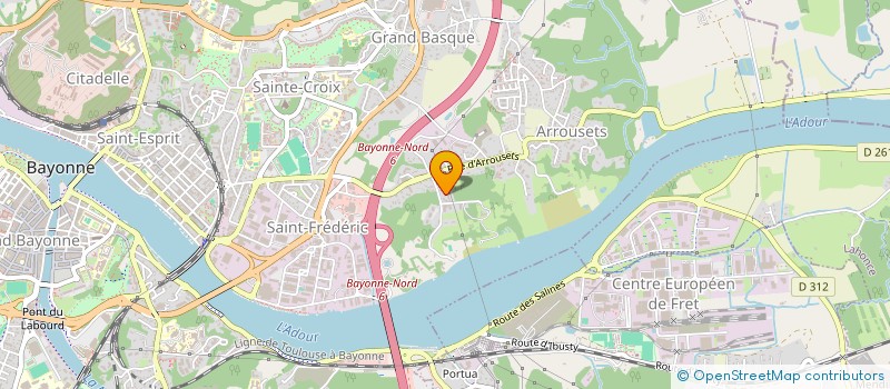 localisation de l'entreprise MADAME ANA CRISTINA DE MATOS à BAYONNE