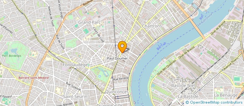 localisation de l'entreprise MADAME ANA CRISTINA FERNANDES PEREIRA à BORDEAUX