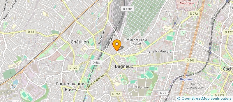 localisation de l'entreprise MADAME ANA CRISTINA LOPES DE OLIVEIRA à BAGNEUX