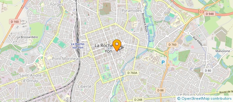 localisation de l'entreprise MADAME ANA CRISTINA RODRIGUES à LA ROCHE-SUR-YON