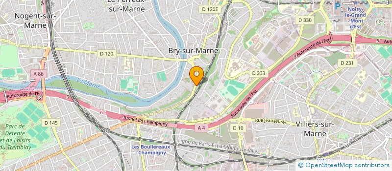 localisation de l'entreprise MADAME ANA CRISTINA SOARES DUARTE FERREIRA à BRY-SUR-MARNE