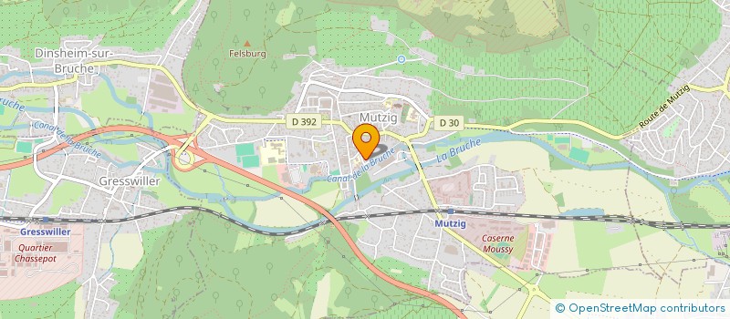 localisation de l'entreprise MADAME ANA DA CONCEICAO SILVA  MUTZIG