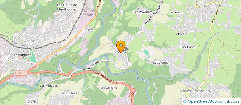 localisation de l'entreprise MADAME ANA DA COSTA MARQUES  VILLAZ