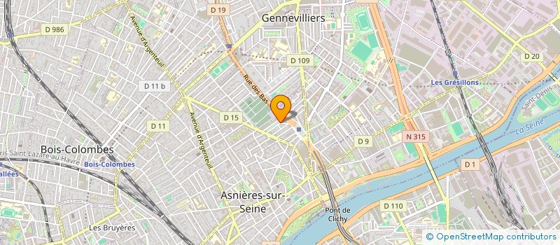 localisation de l'entreprise MADAME ANA DA SILVA à ASNIERES-SUR-SEINE