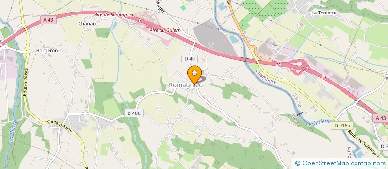 localisation de l'entreprise MADAME ANA DA SILVA SANTOS  ROMAGNIEU