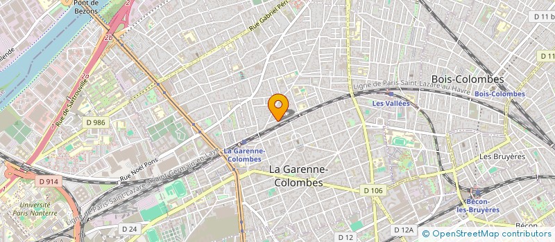 localisation de l'entreprise MADAME ANA DAVID à COLOMBES