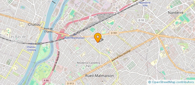 localisation de l'entreprise MADAME ANA DE FIGUEREDO DUTRA PEREIRA  RUEIL-MALMAISON