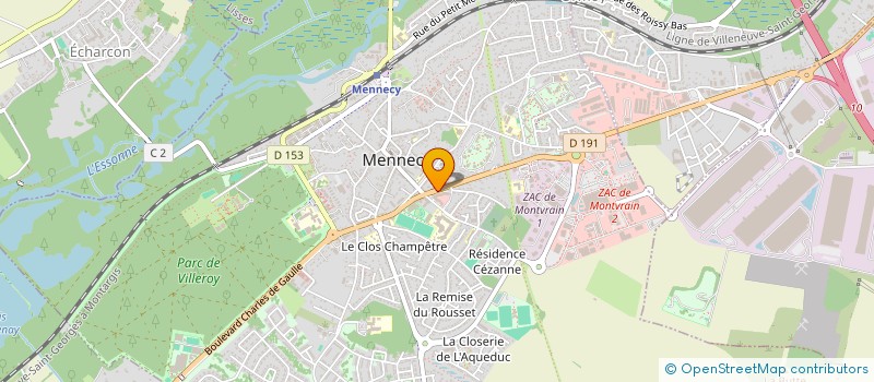 localisation de l'entreprise MADAME ANA DE JESUS à MENNECY