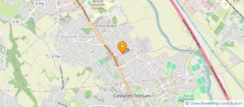 localisation de l'entreprise MADAME ANA DE LA CRUZ à AUZEVILLE-TOLOSANE