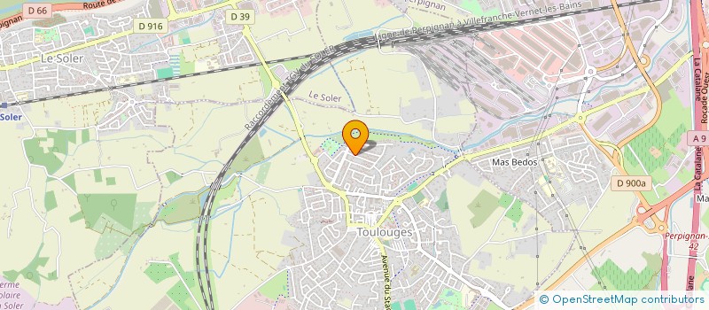 localisation de l'entreprise MADAME ANA DE PINHO CARNEIRINHO  TOULOUGES