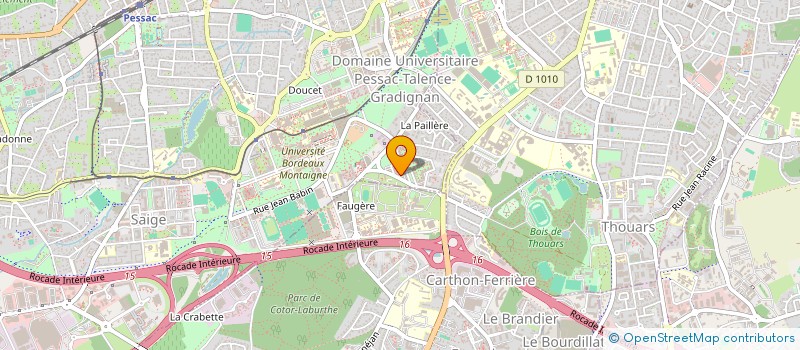 localisation de l'entreprise MADAME ANA DELGADO CHACON à PESSAC