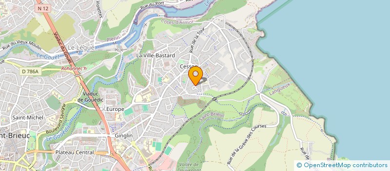 localisation de l'entreprise MADAME ANA DIAZ  SAINT-BRIEUC