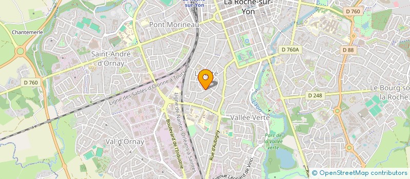 localisation de l'entreprise MADAME ANA DINCA à LA ROCHE-SUR-YON