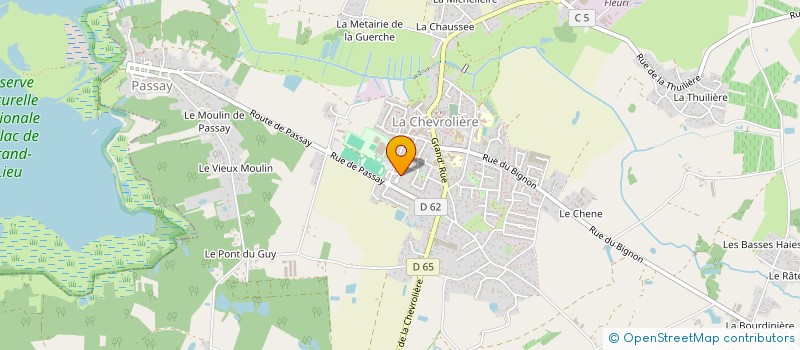 localisation de l'entreprise MADAME ANA DOBRE-DROGEA à LA CHEVROLIERE