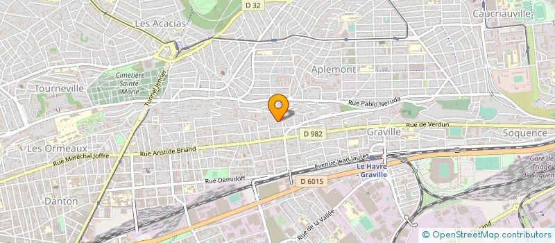 localisation de l'entreprise MADAME ANA DOINO à LE HAVRE