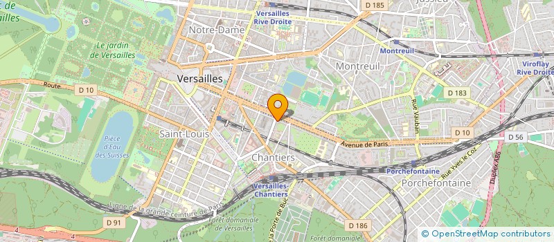 localisation de l'entreprise MADAME ANA DUARTE GONCALVES à VERSAILLES