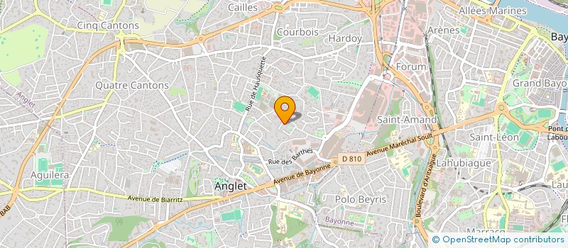 localisation de l'entreprise MADAME ANA ESTEBAN LOPEZ à ANGLET