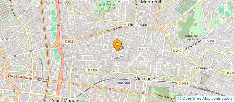 localisation de l'entreprise MADAME ANA ESTEVENS à MONTREUIL