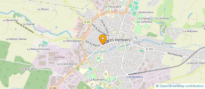 localisation de l'entreprise MADAME ANA FERNANDES  LES HERBIERS