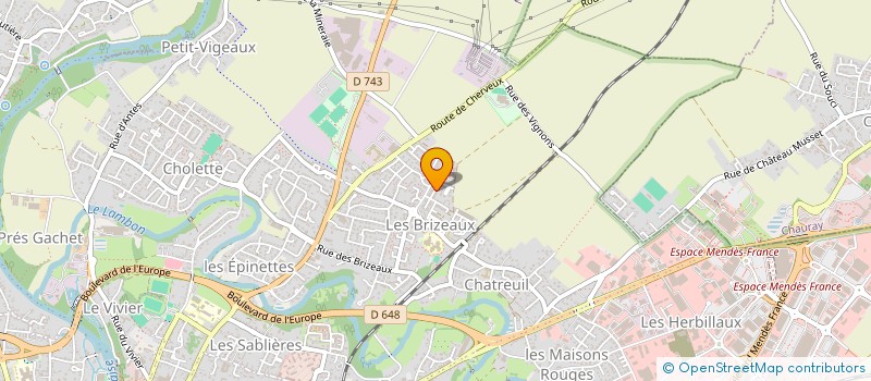 localisation de l'entreprise MADAME ANA FERNANDES à NIORT