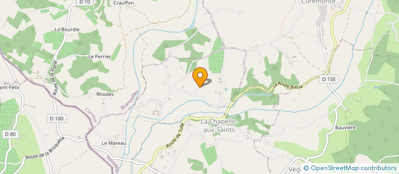 localisation de l'entreprise MADAME ANA FERNANDES  LA CHAPELLE-AUX-SAINTS