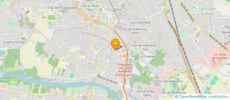 localisation de l'entreprise MADAME ANA FERREIRA à ORLEANS