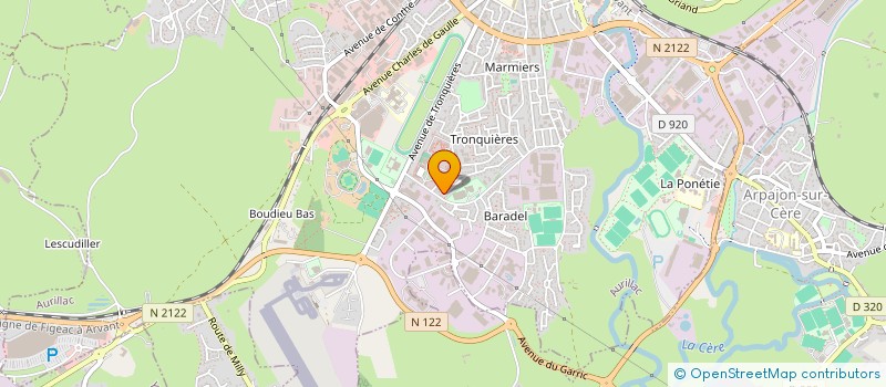 localisation de l'entreprise MADAME ANA FERRER à AURILLAC