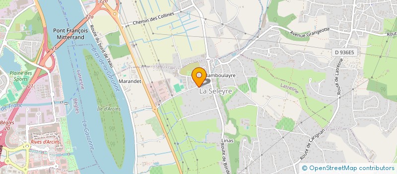 localisation de l'entreprise MADAME ANA FERRERAS  BORDEAUX