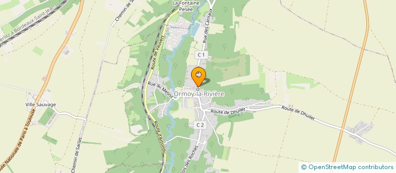 localisation de l'entreprise MADAME ANA FONSECA  MORIGNY-CHAMPIGNY