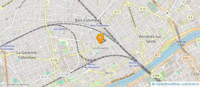 localisation de l'entreprise MADAME ANA GABRIELA HERNANDEZ VELAZQUEZ à ASNIERES-SUR-SEINE