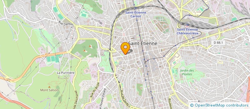 localisation de l'entreprise MADAME ANA GHEORGHE  SAINT-ETIENNE