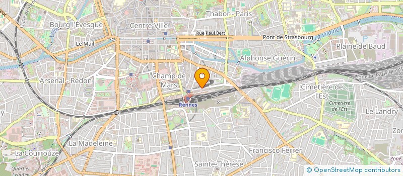 localisation de l'entreprise MADAME ANA GUTIERREZ  RENNES