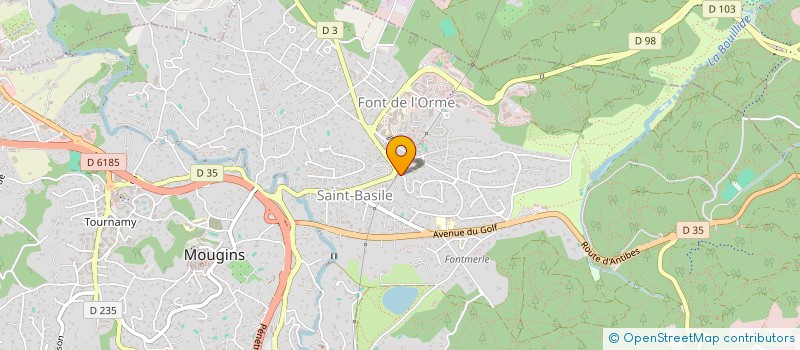 localisation de l'entreprise MADAME ANA HELENA BOCICA  MOUGINS