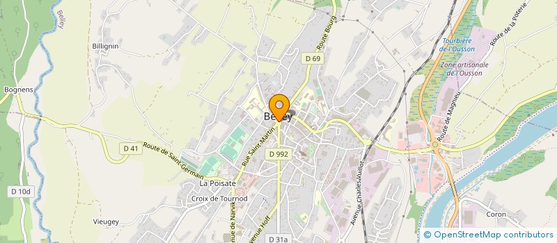 localisation de l'entreprise MADAME ANA HINCU  BELLEY