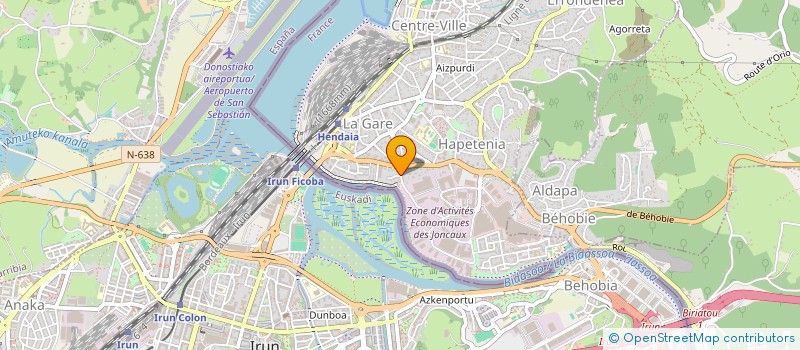 localisation de l'entreprise MADAME ANA ISABEL CONDE SARASUA  HENDAYE