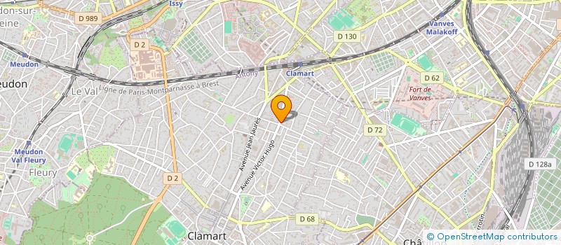 localisation de l'entreprise MADAME ANA ISABEL OLLERO ALVAREZ  CLAMART